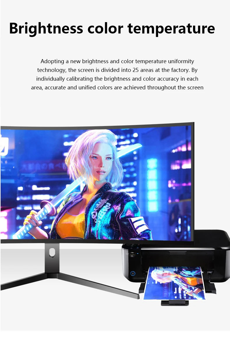 49 Inch 5k Curved PC 75Hz 144Hz Gaming Monitor