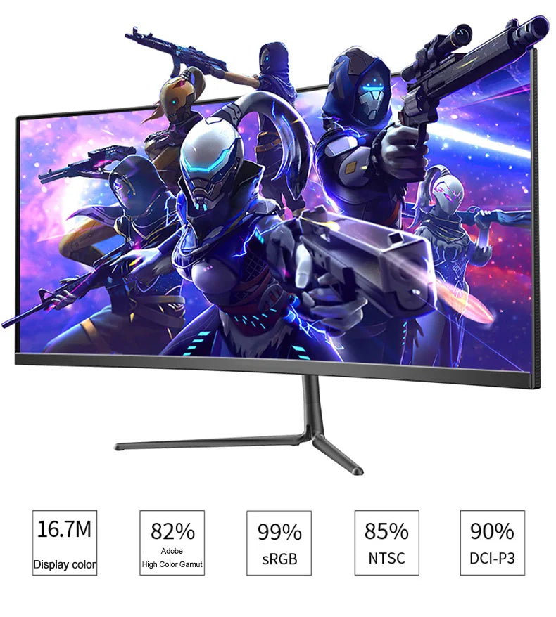 Frameless 2k 4k 32 Inch Curved Display Gaming Computer Monitor Led Monitor with DP Input