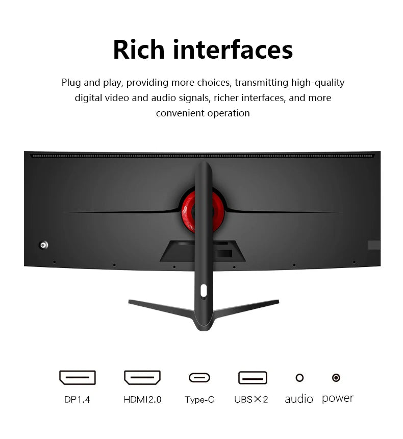 49 Inch 5k Curved PC 75Hz 144Hz Gaming Monitor