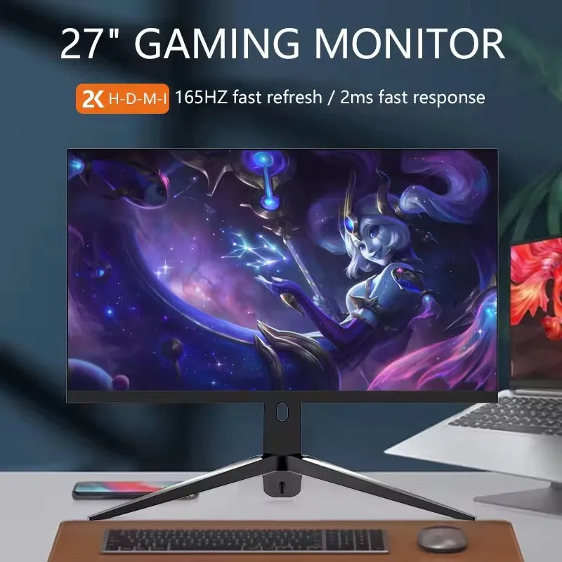 OEM 27 Anti Blue Light Esport Game Led Display 2K 165hz Lifting Base Super Thin Computer Lcd Monitor Pc Gaming Monitors