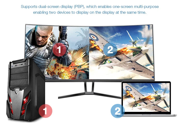 New Design 35 Inch Curved Screen 4K Gaming Monitor 120hz for Designer / Programmer