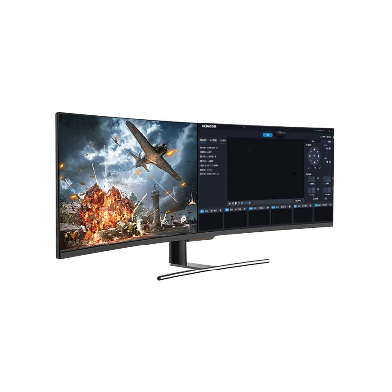 FreeSync 144hz 49 Inch Curved Lcd Display 4K Computer Gaming Monitor Pc