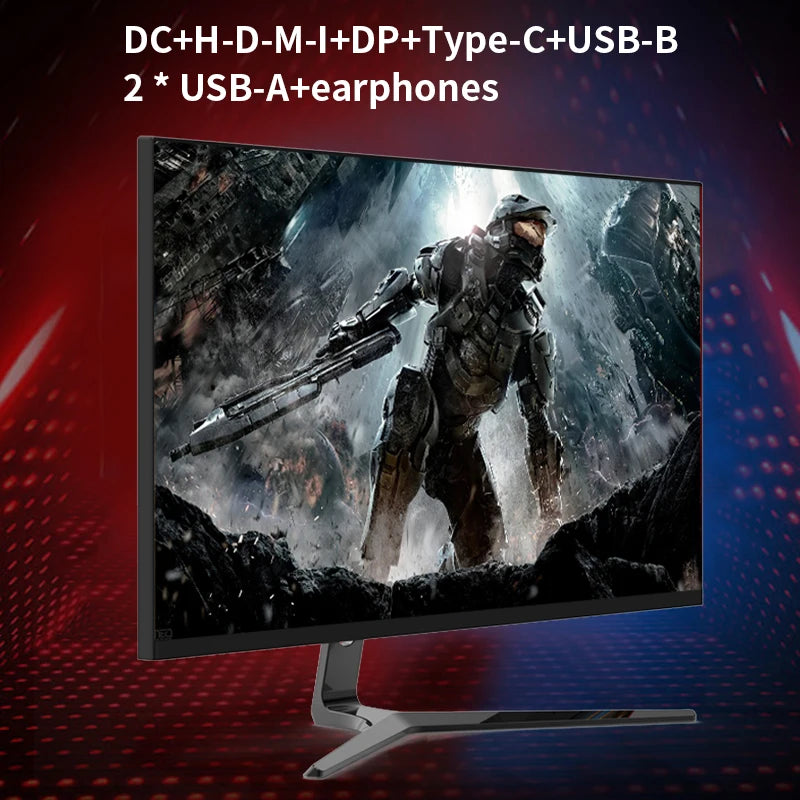27 Inch 1080P 1440P 2160P 1K 2K 4K 75 144 165 Hz Flat IPS Lcd Computer Esport Display Gaming Pc Monitor with RGB Back Light