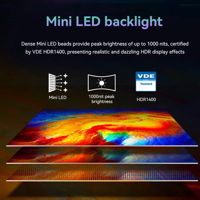 Custom Logo IPS Panel Desktop 60Hz 5K Gaming Monitor 27Inch 5120x2880 Ultra High Resolution Mini-Led Monitor With Lifting Base