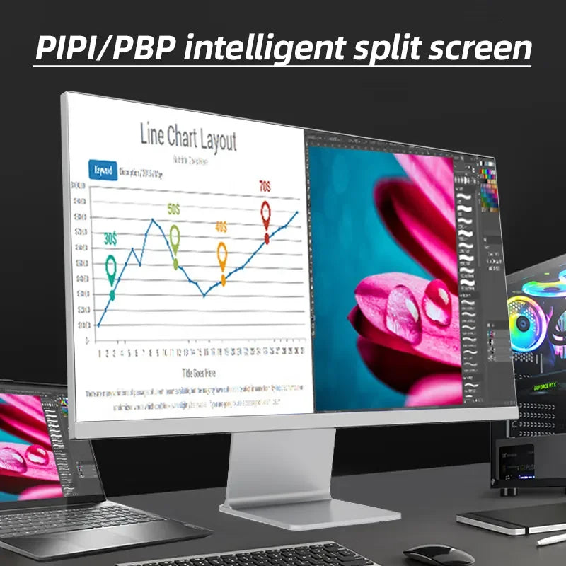 27 Inch PC Portable High Resolution UHD 27/32 Inch 60Hz Gaming Pc 4K Game Screen Game Video Computer Monitor