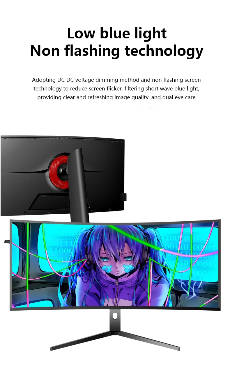 49 Inch 5k Curved PC 75Hz 144Hz Gaming Monitor