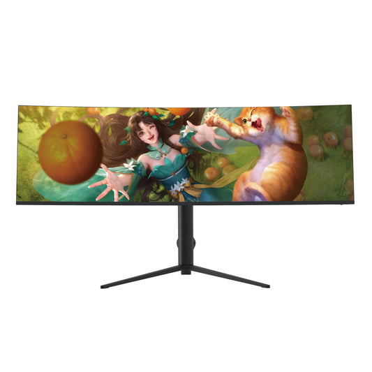 OEM 49 Inch PIP PBP Super Wide Curved Monitor Gamer 75hz 144Hz 165Hz Computer Screen Lcd Led Monitors 4K 5K Gaming Monitor