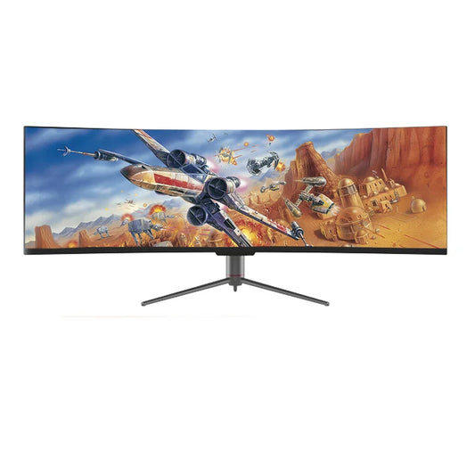 32:9 5120*1440 20hz R1800 Bezel Less Freesync 49 Inch Curved 4k Desktop Computer Monitor for Pc