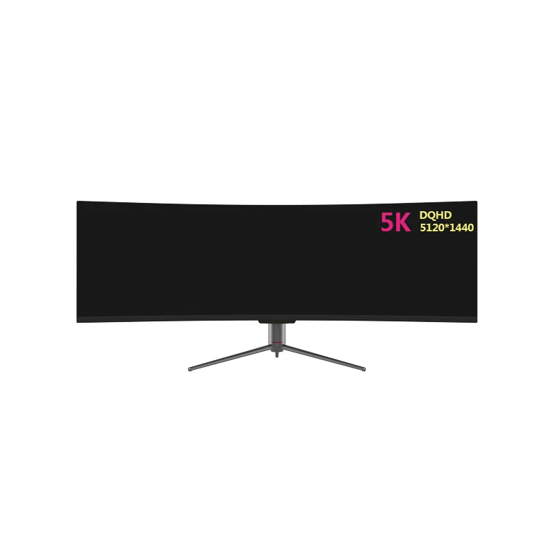 32:9 5120*1440 20hz R1800 Bezel Less Freesync 49 Inch Curved 4k Desktop Computer Monitor for Pc