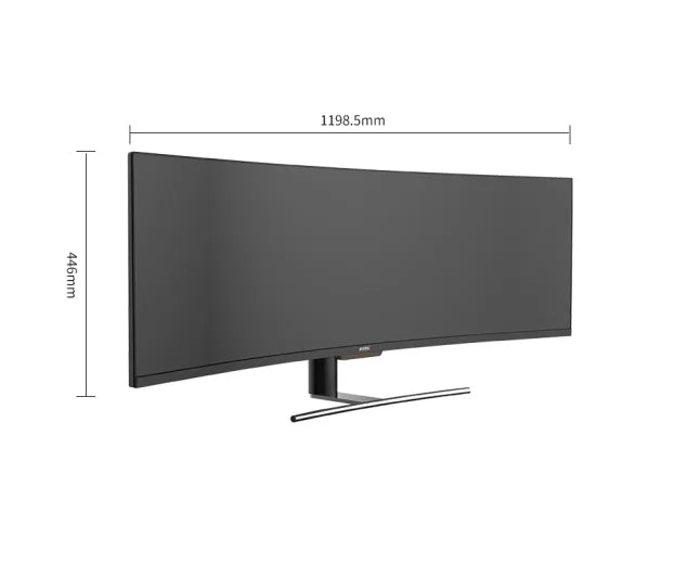 49 Gaming PC Monitor LED LCD Wide Screen 1ms Sync 49 Inch Ultrawide 4k Curved Gaming Monitor 144hz  With 1800 Curvature