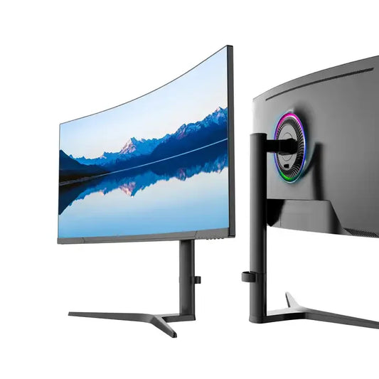 OEM 34inch R1500 Curved Computer Monitors Type C HDMI2.1 Port RGB Light 144Hz 165Hz 1440p 4K PC Gaming Monitor