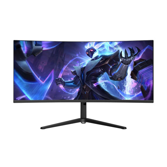 Curved Screen Monitor 34 Inch 4k 144hz Wqhd 21:9 3440x1440 Hdr400 Led Smart Display Screen Gaming Monitor