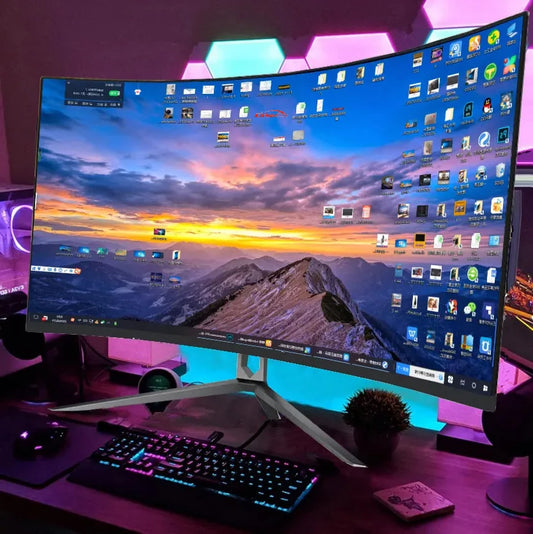 Cnhopestar Factory Price Pc 34 Inch Curved Monitor Anti-blue Light 100hz/165hz Computer Screen Pc Monitor 4k Gaming Monitors
