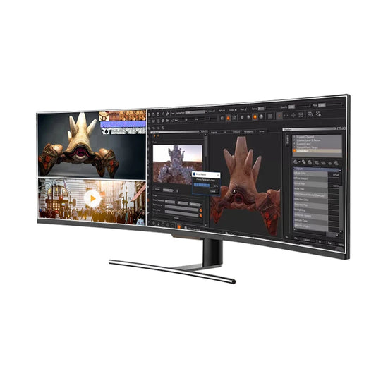 144hz 49 Inch 4k Monitor Curved with 1800r 32:9 ultra Wide Screen