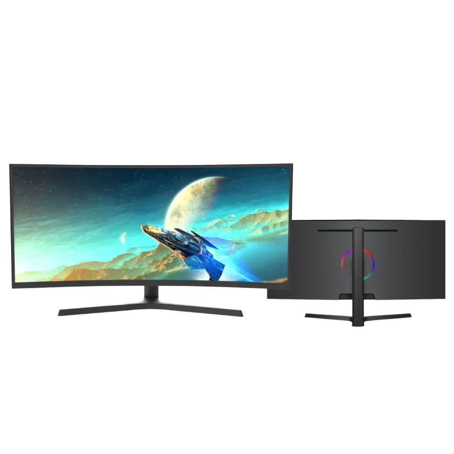 34inch Curved QHD Ultrawide 3440x1440 144hz 165hz 1ms Adaptive Sync RG ...